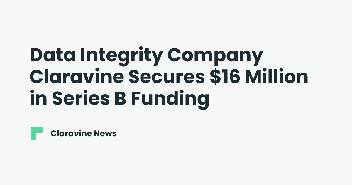 Claravine source image associated with the reported financing