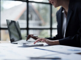 asian business women or accountant