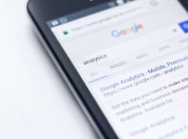 Mobile google results for google analytics