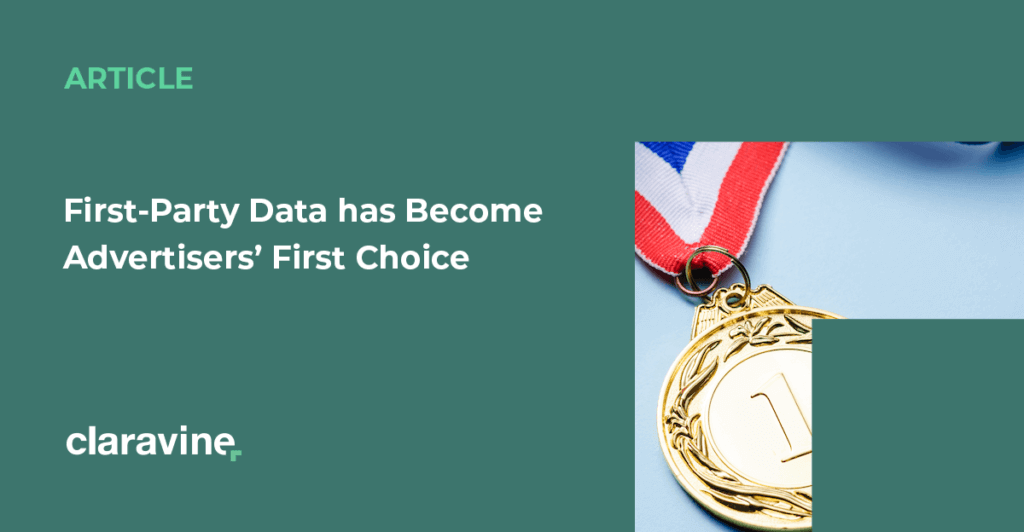 first party data has become advertisers' first choice