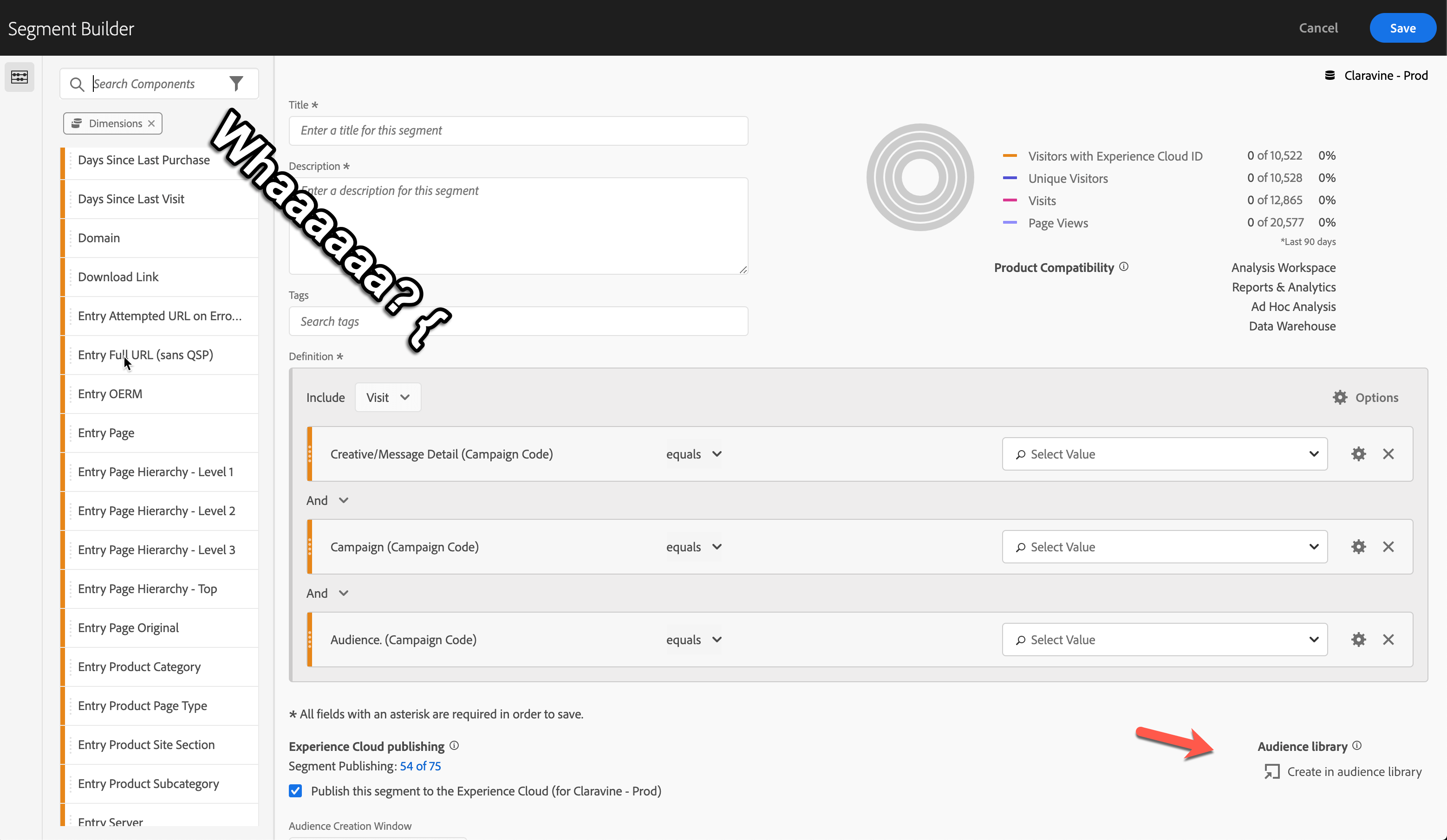 Adobe Segment Builder Screenshot