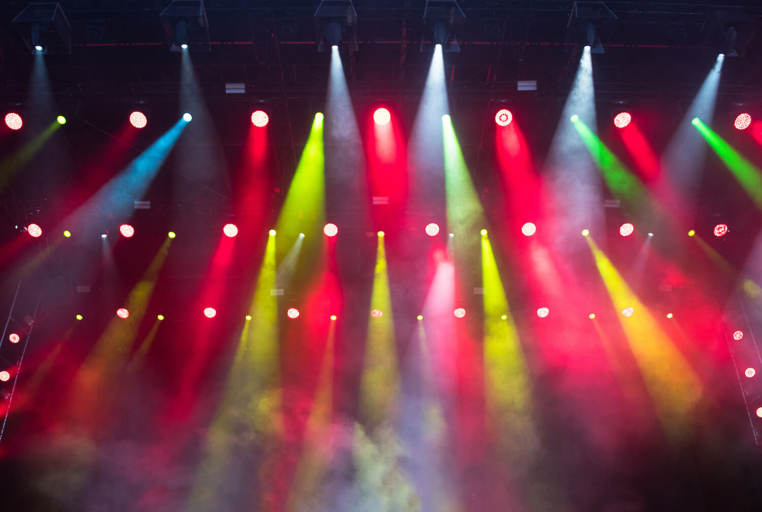 Stage lights background image