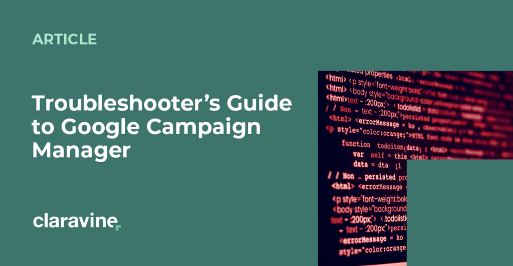 troubleshooter's guide to google campaign manager tile