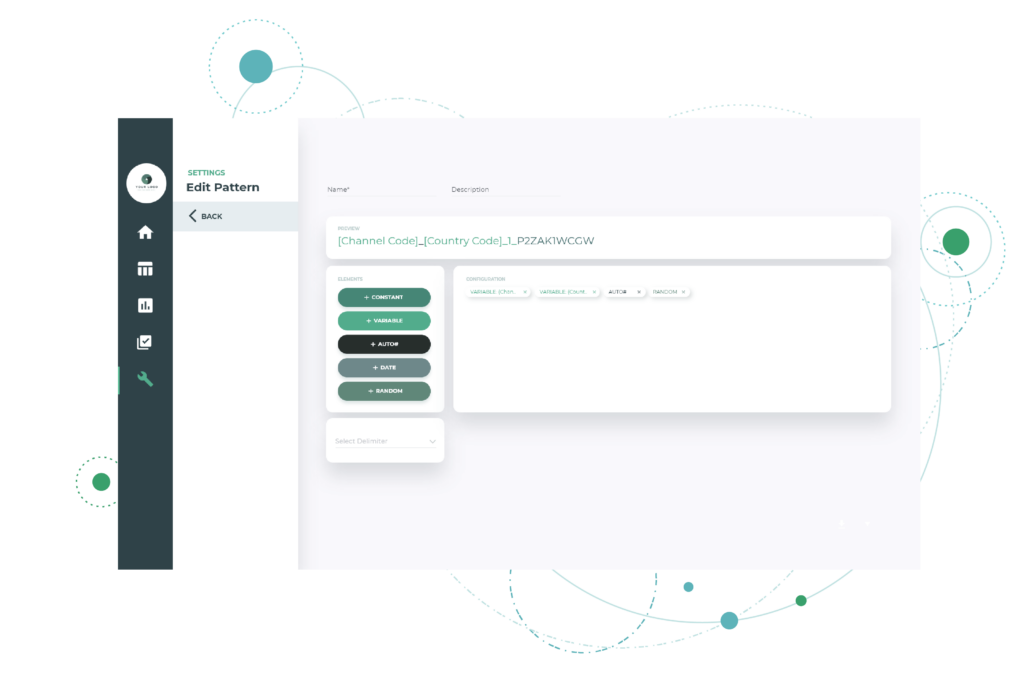 Claravine Pattern Definition Screenshot