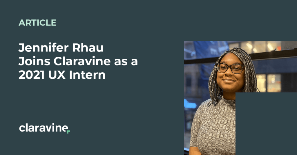 Jennifer Rhau joins Claravine title graphic