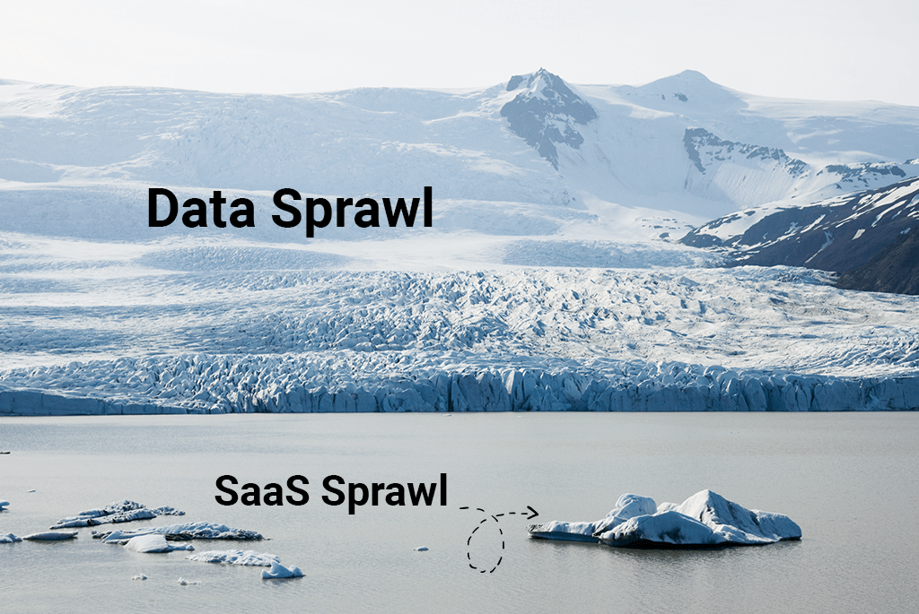 Data sprawl is a glacier to SaaS sprawl iceberg