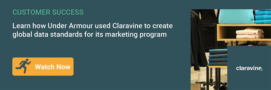 how under armour used claravine to create global data standards customer success video