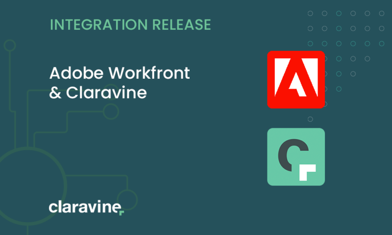 adobe workfront and claravine integration release tile