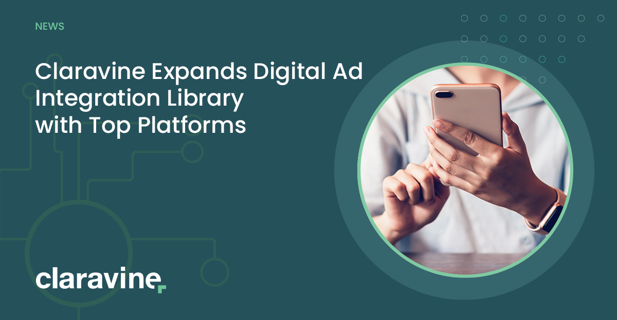 claravine expands digital ad integration library title graphic