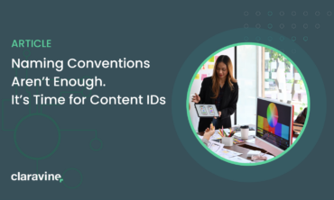 Image highlighting content IDs as a companion to naming conventions in data governance