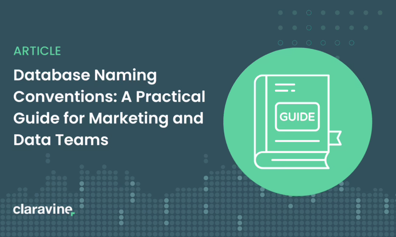 Guide to database naming conventions for marketing and data teams — Claravine article