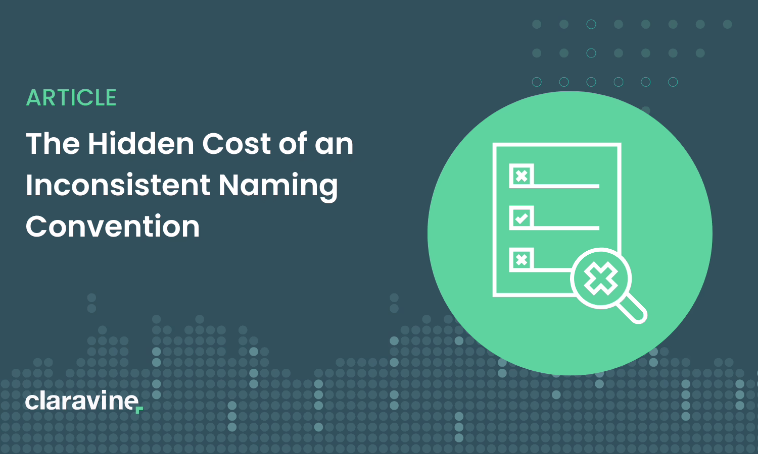 The Hidden Cost of an Inconsistent Naming Convention